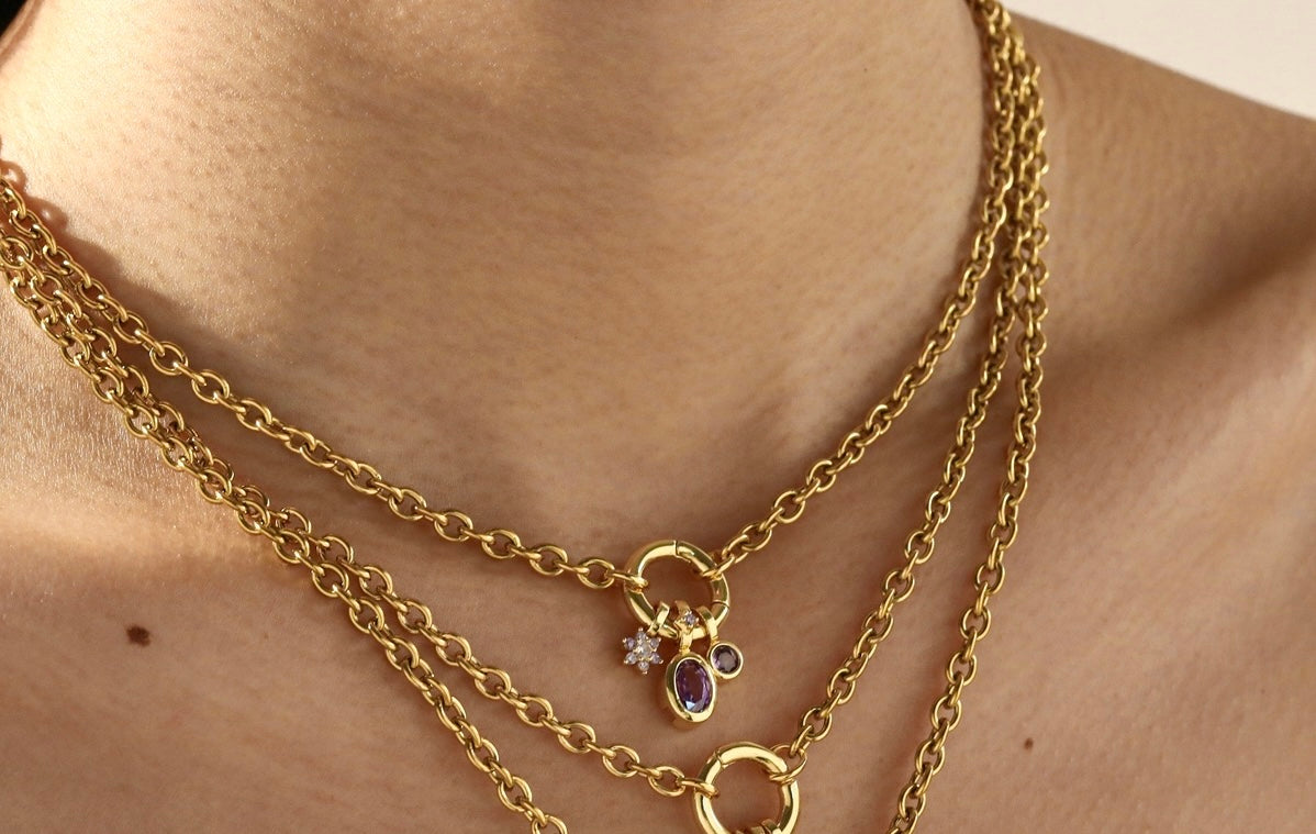 Nour Lilac Necklace